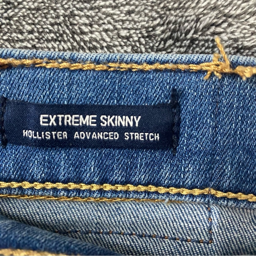 Hollister Extreme Skinny‎ Blue Jeans - Picture 3 of 5
